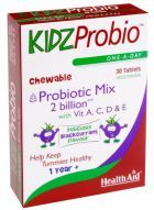 KidzProbio 2000 Billones y Vitaminas 30 Comprimidos