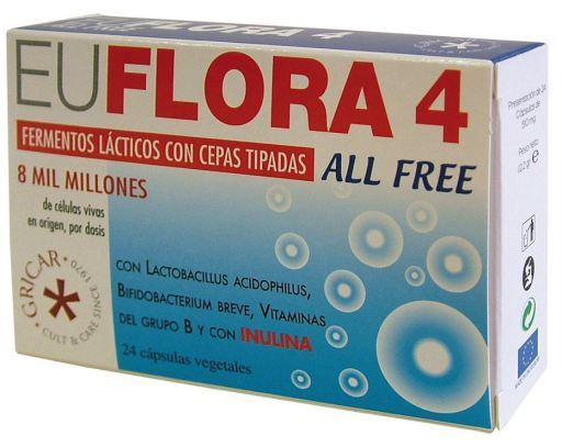 Euflora 4 All Free 24 Cápsulas