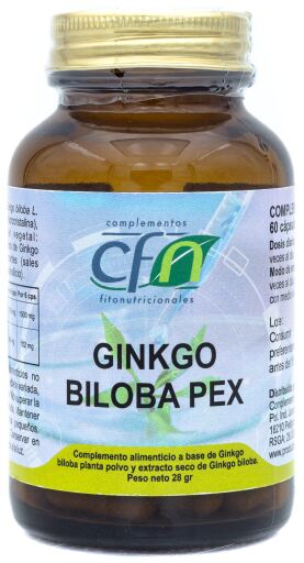 Ginkgo Biloba Pex 60 cápsulas