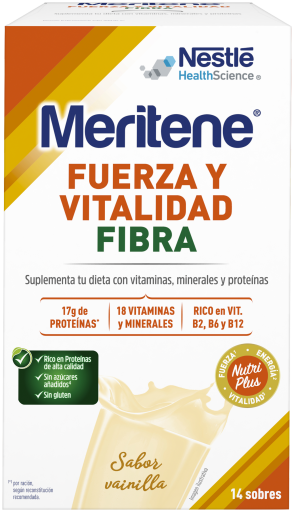 Meritene Fibra Vainilla 14x35 gr