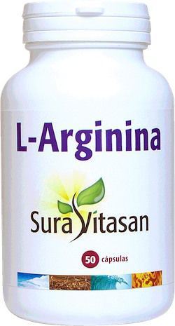 L-Arginina 500 mg 50 Cápsulas