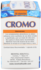 Cromo Microgranulos 50 Cápsulas