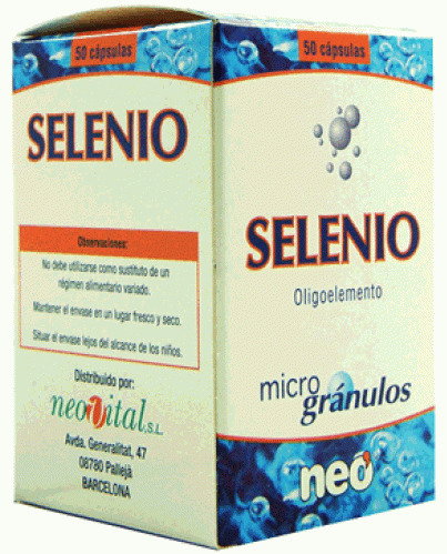 Selenio Microgranulos 50 Cápsulas