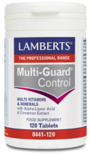 Multi Guard control vitaminas, minerales, magnesio, cromo y canela 120 comprimidos