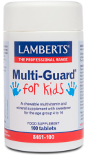 MultiGuard para Niños Vitaminas y Minerales Masticable 100 Comp