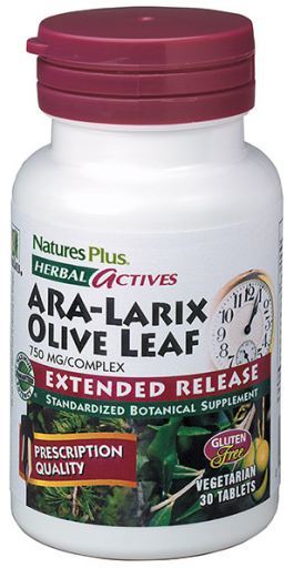 Herbal Actives Ara-Larix Hoja de Olivo - 30 Comprimidos