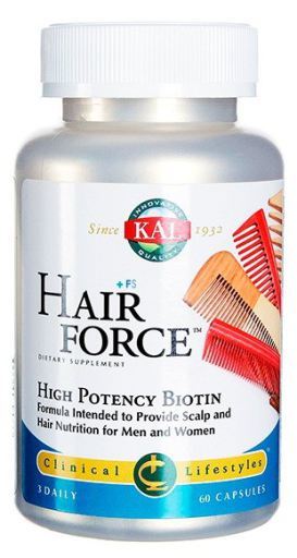 Hair Force 60 Cápsulas Vegetales