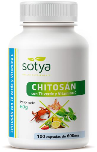 Chitosan Té Verde y Vitamina C 100 cápsulas