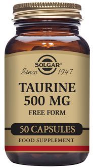 Taurina 500 mg 50 Cápsulas