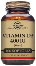 Vitamina D3 400 ul 10mcg 100 Perlas