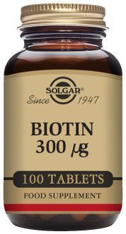 Biotina 300 mcg 100 Comprimidos