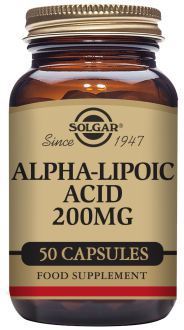 Acido Alfa Lipoico 200 mg 50 Cápsulas