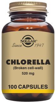 Chlorella de Pared Celular Rota 100 cápsulas