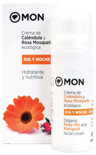 Crema día y noche calendula y rosa mosqueta 50 ml