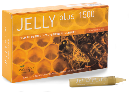 Jelly Plus 1500 Jalea Real 20 Ampollas