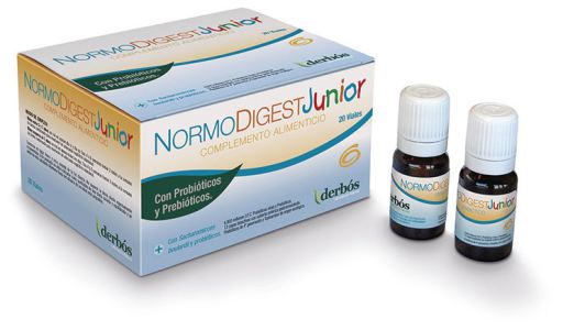 Normodigest junior 20 viales ayuda a regenerar la flora intestinal