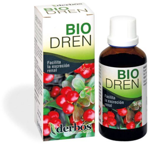 Bio dren 50 mililitros con extracto biológico glicerinado de plantas aromáticas de cola de caballo