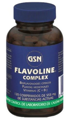 Flavoline 120 Comprimidos. 555 mg.