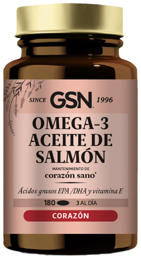 Salmon+Omega 3+Vit.e 180 Perlas 500 mg.
