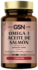 Salmon+Omega 3+Vit.e 180 Perlas 500 mg.