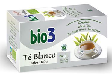 Té Blanco Ecológico 1,8 gr 25 Bolsitas