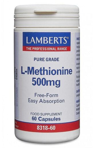 L-Metionina 500 mg 60 Cápsulas