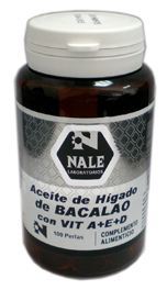 Perlas Higado Bacalao + Vitamina A + Vitamina E 100 Perlas