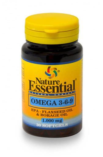 Omega 3-6-9 1000 miligramos de 30 perlas nature essential