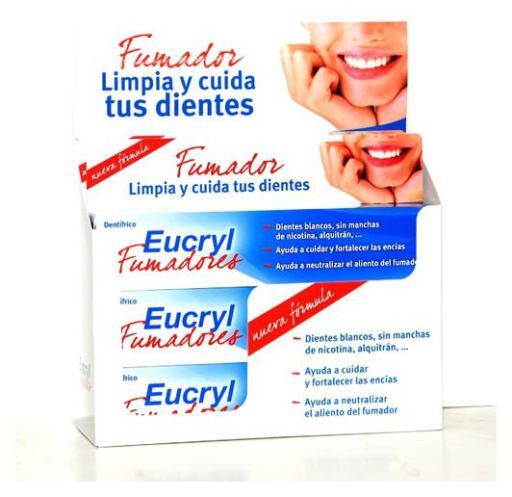 Eucryl Fumadores Fluor Tubo 75ml