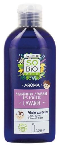 Champú calmante escolar Lavanda & 6 aceites esenciales Bio 200 ml