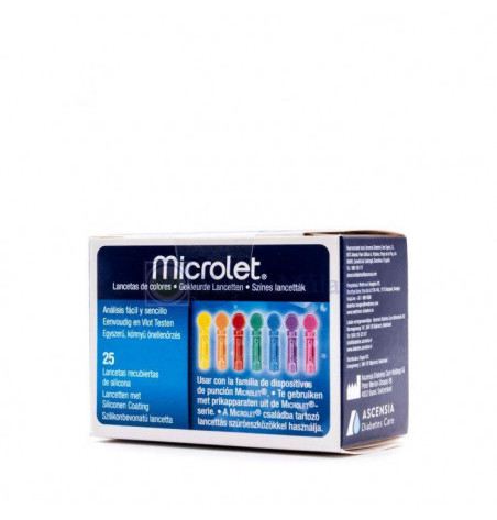 Microlet Colores 25 Lancetas