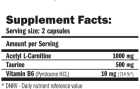 ALC - with Taurin & Vitamine B6 Càpsulas