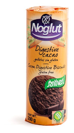 Noglut Galletas Digestive Cacao Sin Gluten