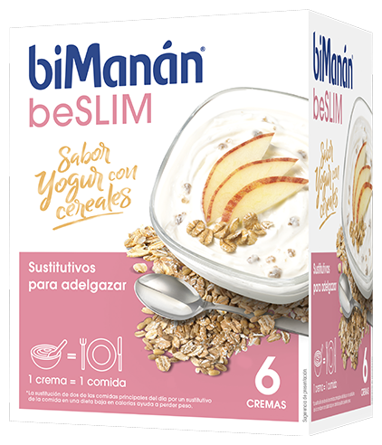 beSlim Crema de Yogurt con Cereales 6 Uds