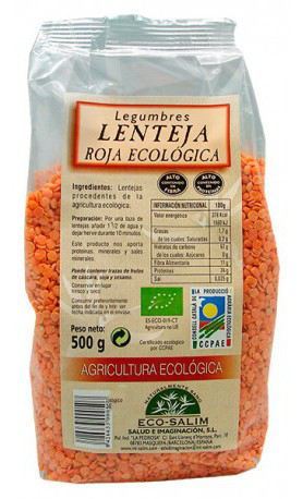 Lenteja Roja Eco 500 gr