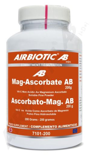 Vitamina C (Ascorbato De Magnesio, Polvo Fino Hidrosoluble) 200 gr