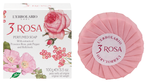 3 Rosa Jabón 100 gr