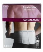 Faja Farmalastictic Lumbar D/Refuerzo T1 Gris