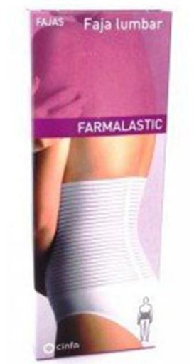 Faja Farmalastic Velcro Blanco T/1 75-95