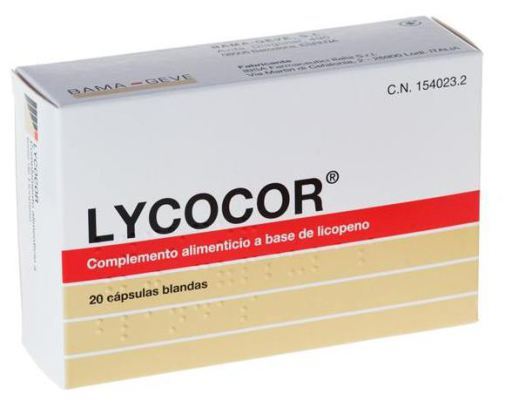 Lycocor 20 cápsulas