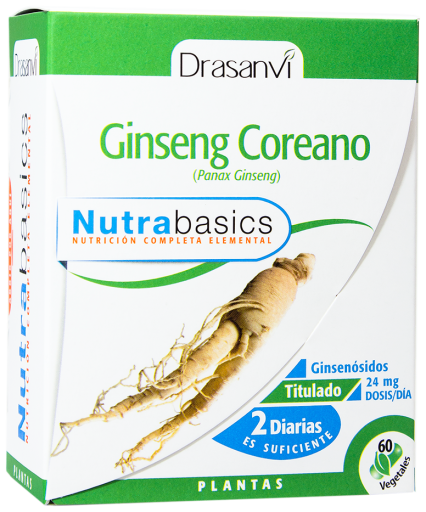 Nutrabasics - Ginseng Coreano 60 Cápsulas