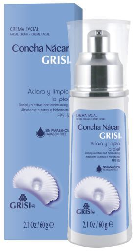 Crema Facial Concha Nácar 60 gr