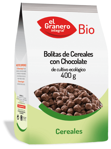 Bolitas cereales con chocolate 400 gramos