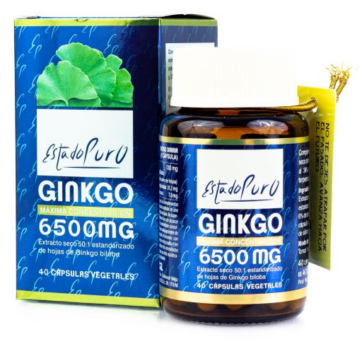 Estado Puro Ginkgo 6500mg 40 cápsulas