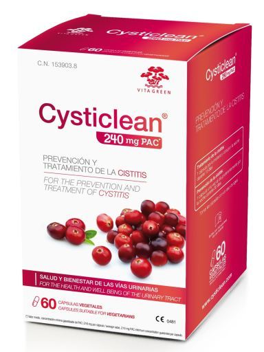 Cysticlean 240 mg 60 Cápsulas