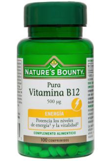 Vitamina B12 500 mcg 100 Comprimidos