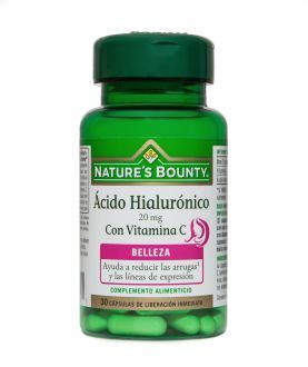Ácido Hialurónico 20 mg con Vitamina C 30 Cápsulas
