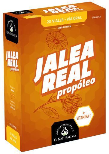 Jalea Real Adultos con Propoleo 20 viales abre facil