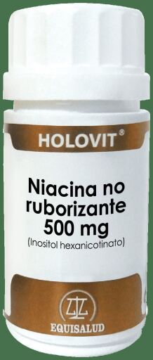 Niacina No Ruborizante 500 mg Cápsulas