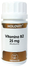 Vitamina B2 Holovit 25 mg Riboflavina Cápsulas